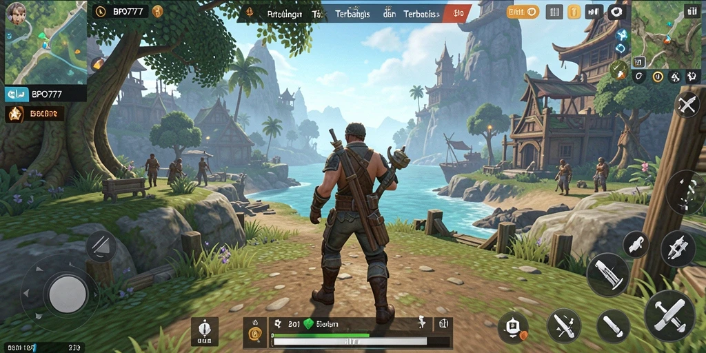 Tampilan gameplay BPO777 yang menarik dalam dunia terbuka.