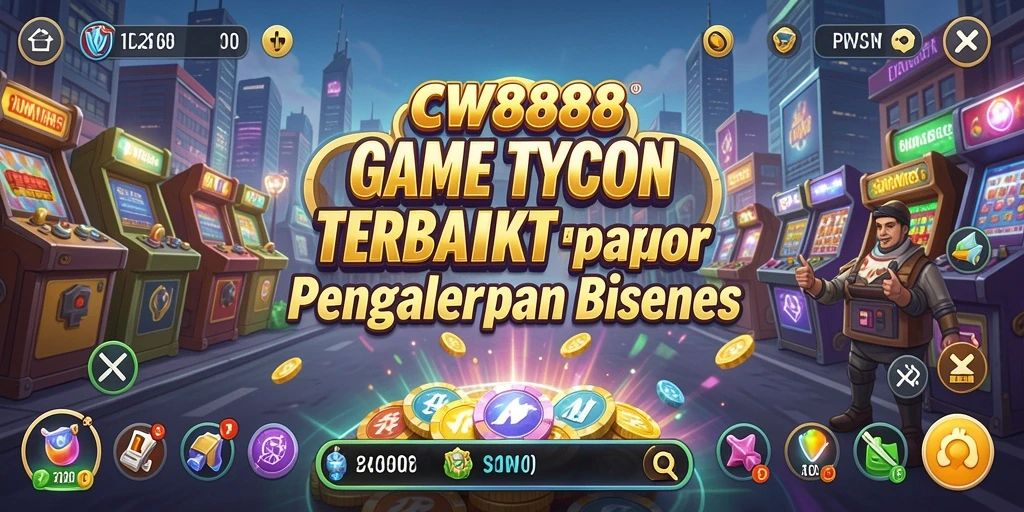 Tampilan gameplay menarik saat mengelola bisnis Tycoon.