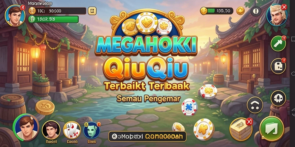 Gameplay QiuQiu yang menarik dan interaktif di MEGAHOKI.